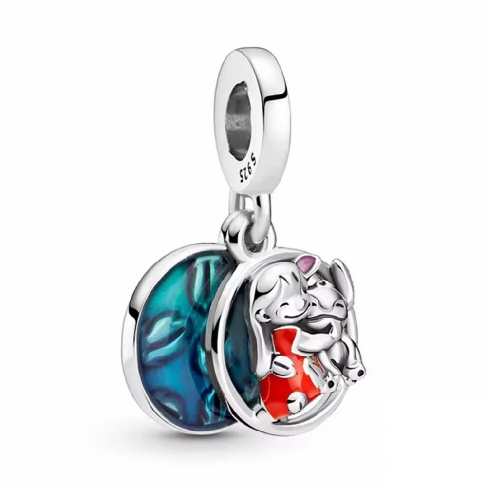 Sterling Silver LILO and Stitch charm dangle